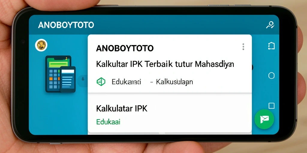 Antarmuka ANOBOYTOTO yang intuitif dan fungsional untuk Kalkulator IPK.