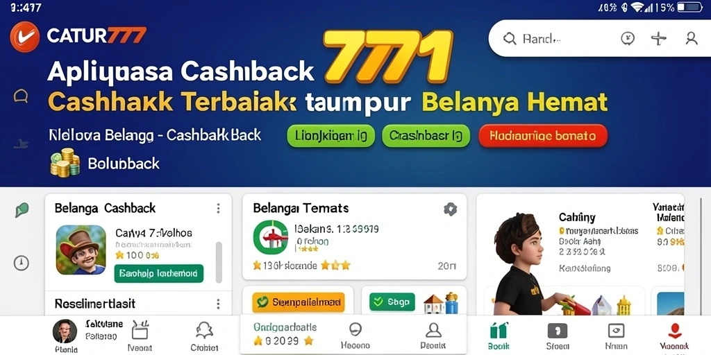 Tampilan antarmuka CATUR777 yang memudahkan navigasi cashback.