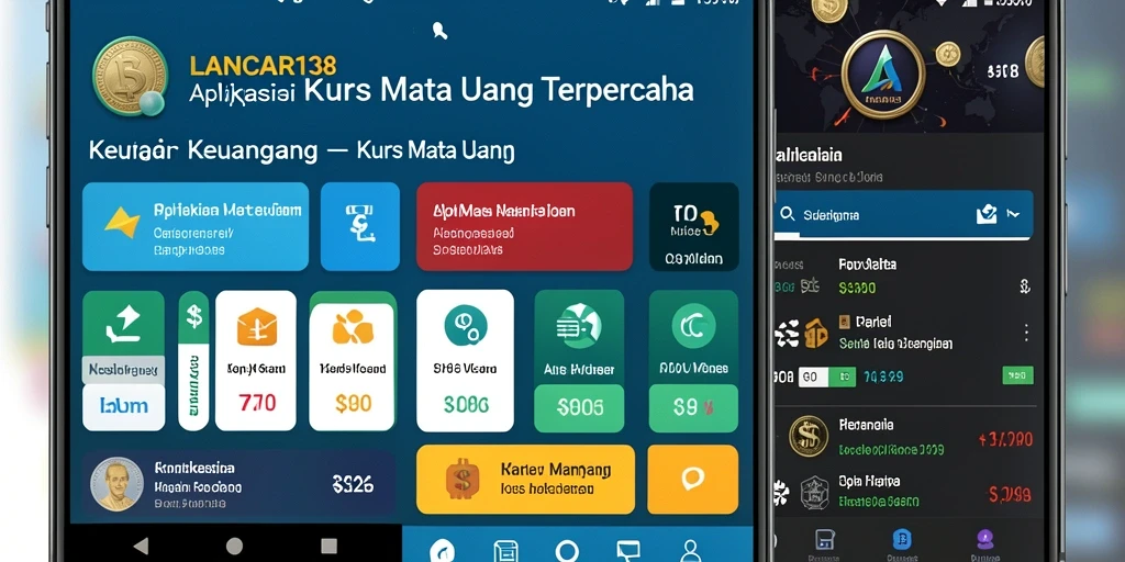 Screenshot tampilan antarmuka LANCAR138 dengan fitur kurs mata uang.