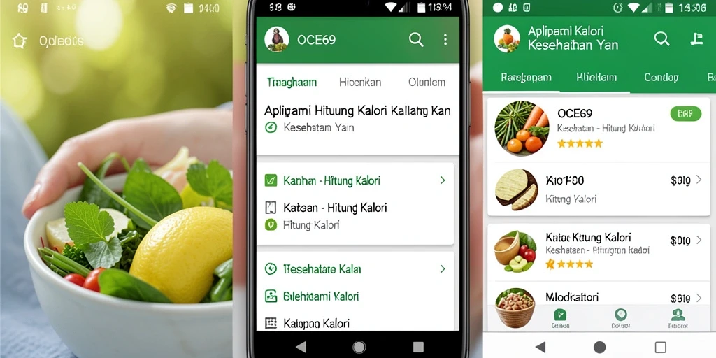 Tampilan antarmuka pengguna OCE69 yang sederhana dan intuitif.