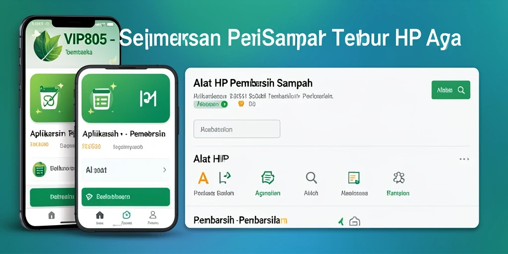 Tampilan antarmuka VIP805 yang sederhana dan efektif.