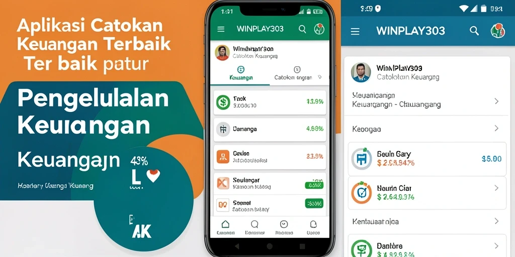 Antarmuka WINPLAY303 yang sederhana dan fungsional untuk pencatatan keuangan.